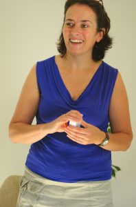 Florence Peltier avec les jeux 2minutes mon amour et 2minutes papa